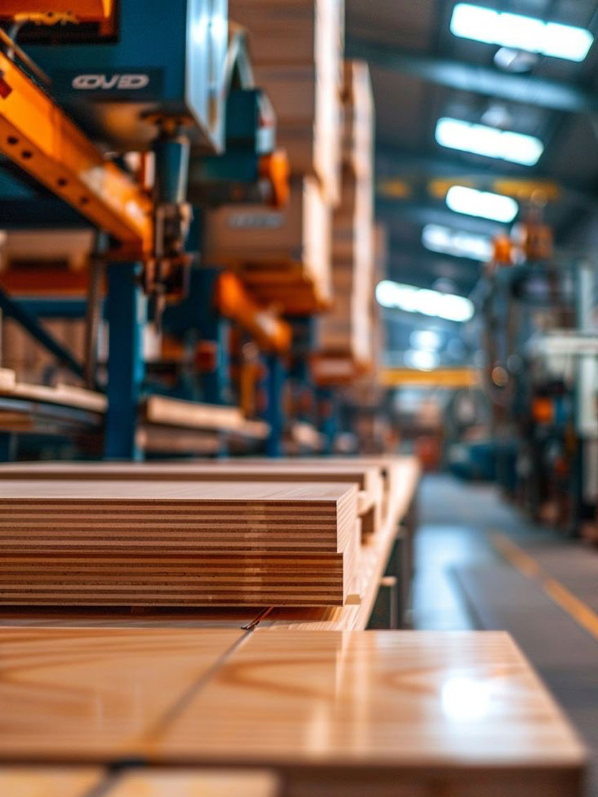 Trabajador coordinando entrega de materiales en centro de distribución